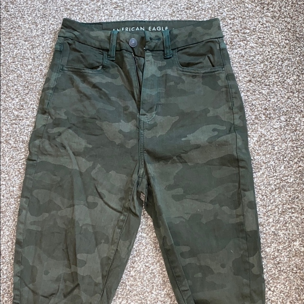 Camo curvy super high rise jegging